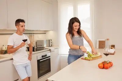 Una cocina o zona de cocina en Vip House Ainsa
