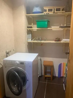 Una cocina o zona de cocina en cal perelló