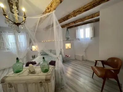 Cama o camas de una habitación en El Secret de la LLegenda La Princesa