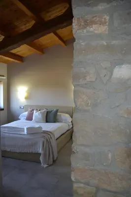 Cama o camas de una habitación en Mas d'en Roy