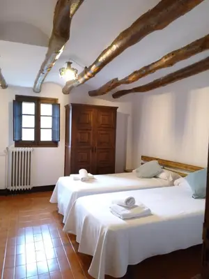 Cama o camas de una habitación en Mas d'en Roy