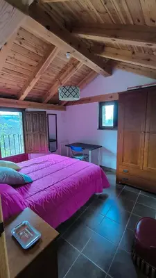 Cama o camas de una habitación en Las Estrellas de Laguarta
