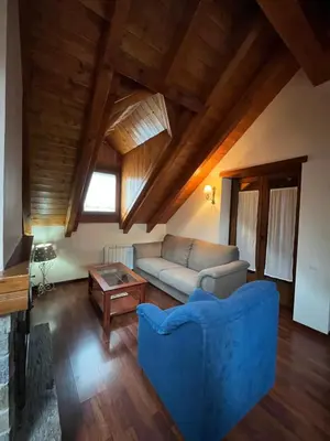 Zona de estar de Luxury House Valencia D'Aneu