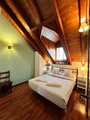 Cama o camas de una habitación en Luxury House Valencia D'Aneu