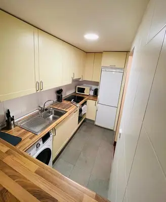 Una cocina o zona de cocina en Apartamento Lola2 Boltaña