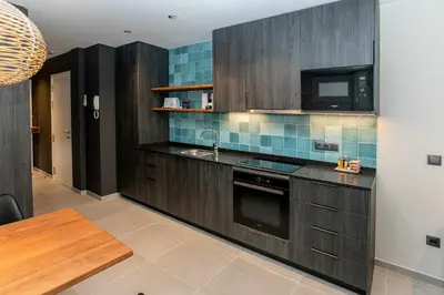 Una cocina o zona de cocina en MOCHO-RURAL-HOME-VILLANUEVA B
