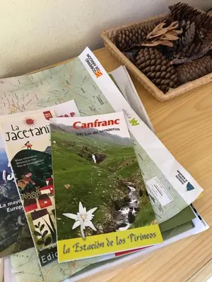 Plano de El refugio de la ardilla, apartamento Canfranc-estacion