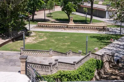Jardín al aire libre en Hostal El Trillero
