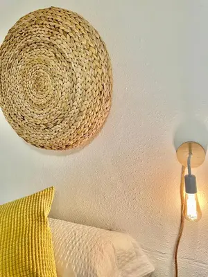 Cama o camas de una habitación en El Refugio del Cierzo