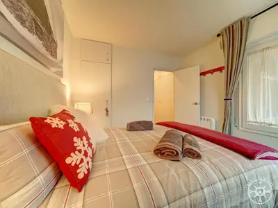 Cama o camas de una habitación en GARONA de Alma de Nieve
