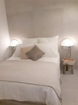 Cama o camas de una habitación en Acogedor apartamento a pie de pistas cota 1500