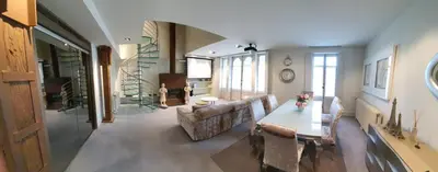 Cama o camas de una habitación en Lujoso duplex en la Plaza del Ayuntamiento
