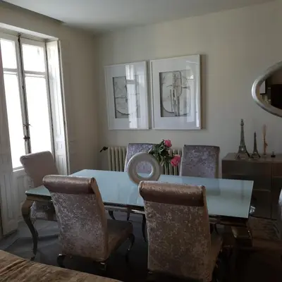 Zona de estar de Lujoso duplex en la Plaza del Ayuntamiento