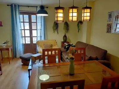 Zona de estar de Apartamentos Búbal Peña Telera