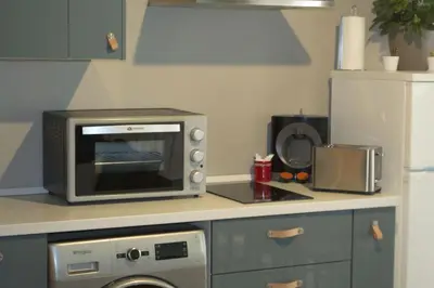 Una cocina o zona de cocina en Apartamenticos San Pablo I