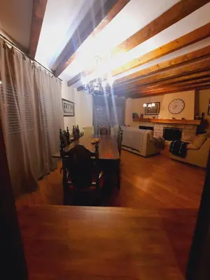 Zona de estar de Casa Cotis Beceite