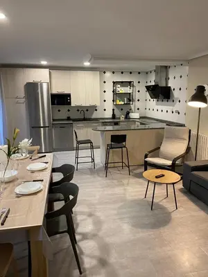 Una cocina o zona de cocina en Casa Melodía