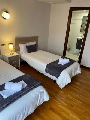 Cama o camas de una habitación en Casa Melodía