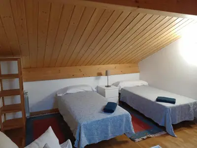 Cama o camas de una habitación en Pico la Selva