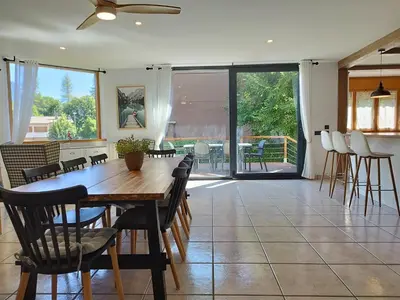 Zona de estar de Villa San Lure Jaca