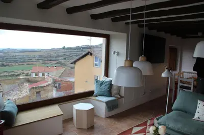 Zona de estar de La Casa del Cura