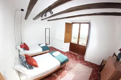 Cama o camas de una habitación en La Casa del Cura