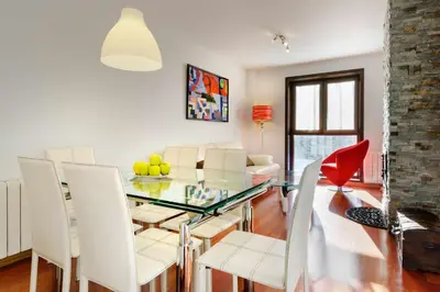 Zona de estar de La casita de Carol, apartamento con piscina y spa