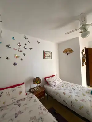Cama o camas de una habitación en Ebro Valley Apartment