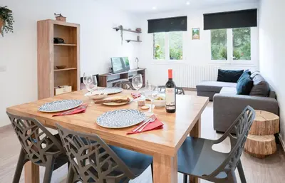 Zona de estar de Casa Joana - Apartamento La Colomina- se admiten mascotas