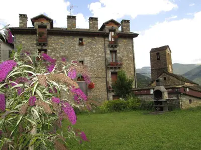 Jardín al aire libre en La Casita de Ordesa