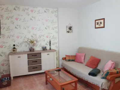 Zona de estar de La Casita de Ordesa