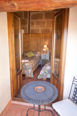 Zona de estar de Casas Rural Calaceite