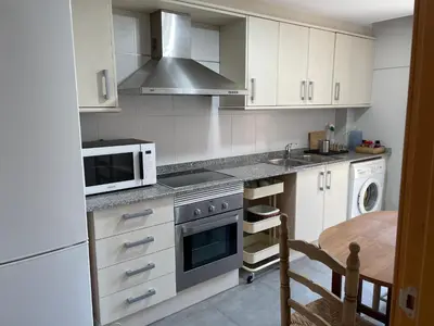 Una cocina o zona de cocina en Dúplex 6 plazas para desconectar de la rutina