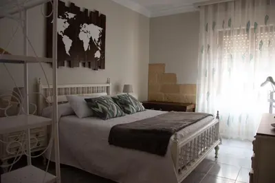 Cama o camas de una habitación en Casa Planta Baja.VTLR1431