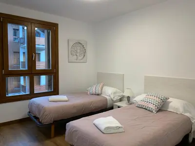 Cama o camas de una habitación en BPIRINEOS-Sierra de Chia