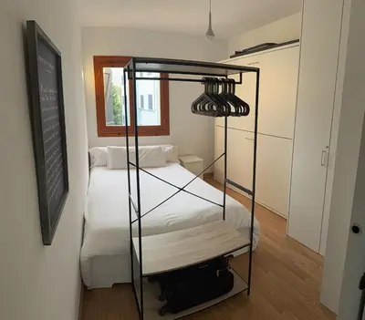Cama o camas de una habitación en Izas · Pirineos360 · Práctico y sencillo · Perfecto para esquiadores