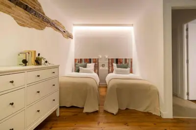 Cama o camas de una habitación en Precioso apartamento recién reformado pleno centro