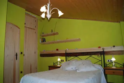 Cama o camas de una habitación en Casa La Catalina III