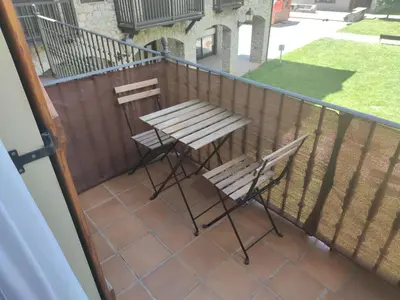 Un balcón o terraza de Apartamento en Benasque