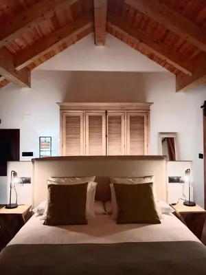 Cama o camas de una habitación en Casa Rural 
