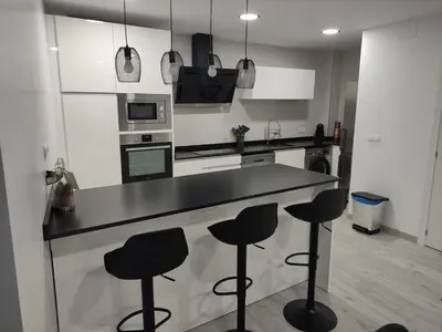 Una cocina o zona de cocina en El Rincón de Moreno