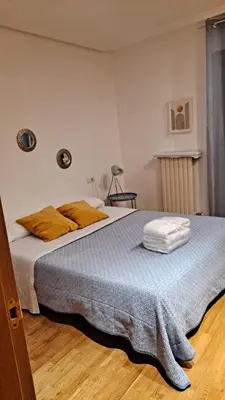 Cama o camas de una habitación en 4AgostoPlace