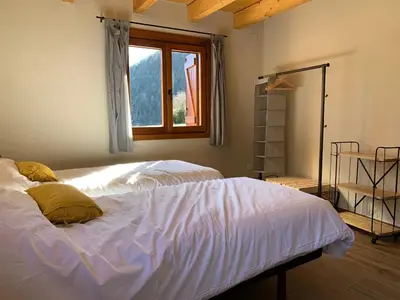 Cama o camas de una habitación en Balcón de Pineta