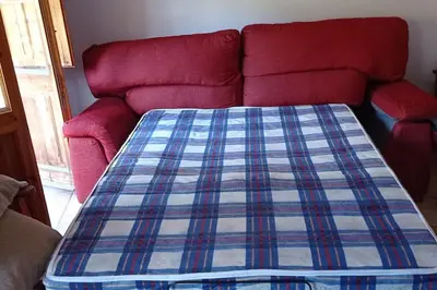 Cama o camas de una habitación en casa sobre rio Noguera Pallaresa