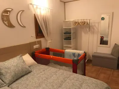 Cama o camas de una habitación en Apartamentos Erlueta