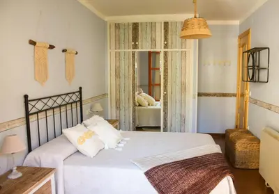 Cama o camas de una habitación en Apartament Montsent