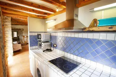 Una cocina o zona de cocina en El Corral de Villacampa