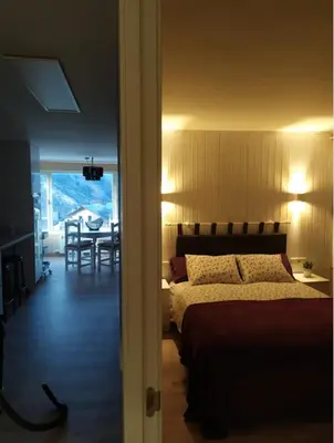 Cama o camas de una habitación en CHECK-IN CASAS El rinconet