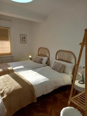 Cama o camas de una habitación en Terra Bardenas