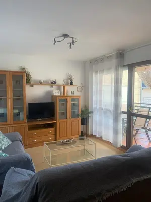 Una televisión o centro de entretenimiento en Peñas de Aia